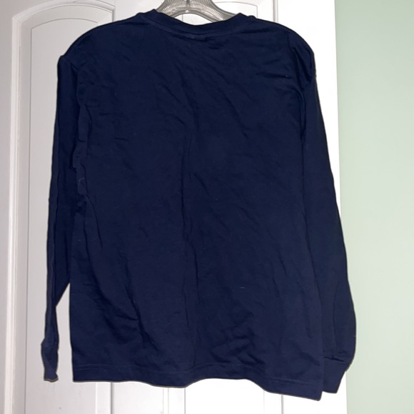 NWT Michigan Wolverines Youth Long-Sleeved Navy T-Shirt - Picture 2 of 4